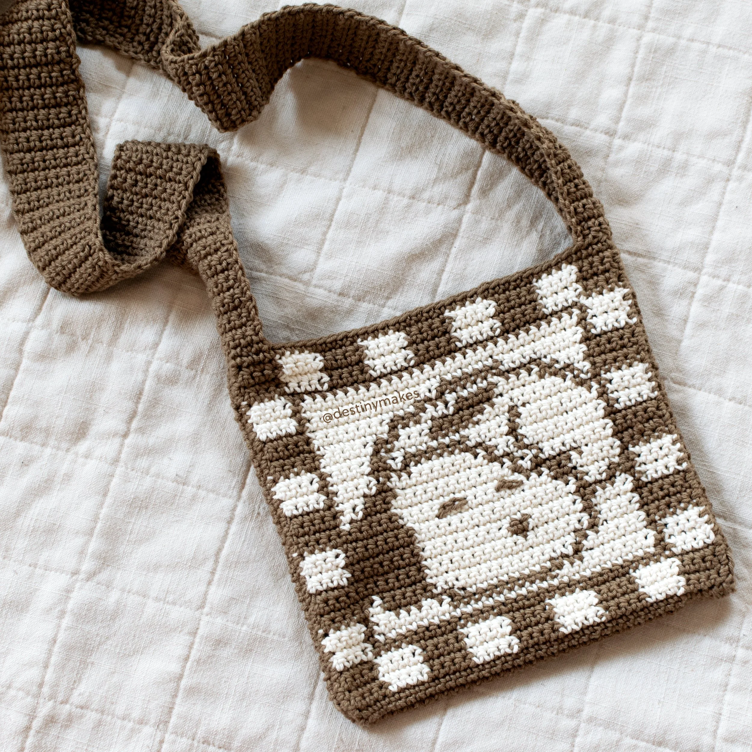 Hornet's crocheted bag